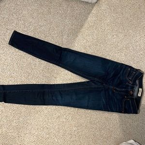 Madewell 25 Tall high rise skinny Jean